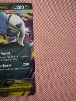 The Pokemon Company Pokemon TCG Mega Absol EX 086/132 ME01 Holo ENG 280 HP - Image 3