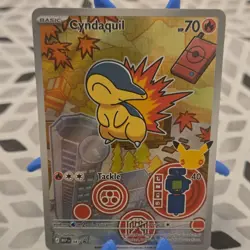 Pokemon TCG Cyndaquil 047 Me: Mega Evolution Promo Holo Basic HP 70 EN - Image 1