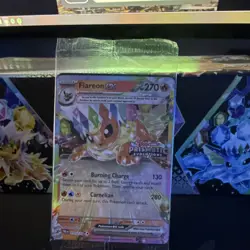 Promo(SEALED) (STAMPED)Pokemon Flareon ex 034/131 Prismatic Evolutions Rare Holo - Image 1