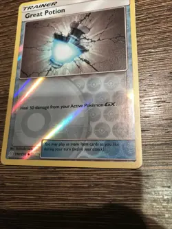 Great Potion (Reverse Holo) - Unified Minds 198/236 Pokemon Item Card NM/Mint - Image 2