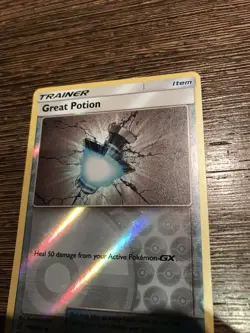Great Potion (Reverse Holo) - Unified Minds 198/236 Pokemon Item Card NM/Mint - Image 3