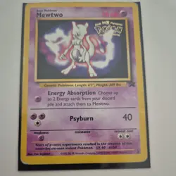 Rare | Mewtwo Promo #3 | WB Stamped Movie Promo | Great Centering | Pokemon Card - Image 1