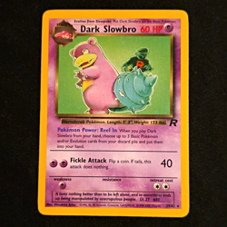Pokemon TCG Dark Slowbro 29/82 Team Rocket Rare Regular Unlimited 60 HP EN 2000 - Image 1