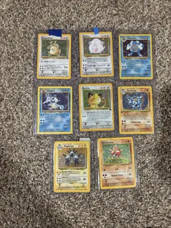 Pokemon Vintage Holo Lot 8 Cards 1999 WOTC - Image 1