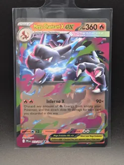 Pokemon TCG Mega Charizard X EX 013/094 ME02 Phantasmal Flames Holo English - Image 1