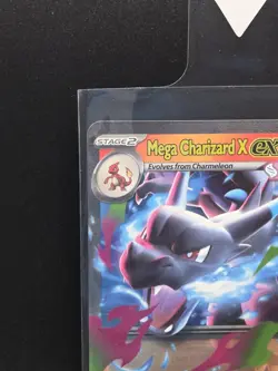 Pokemon TCG Mega Charizard X EX 013/094 ME02 Phantasmal Flames Holo English - Image 2