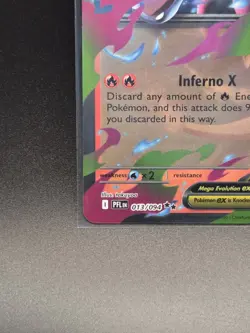 Pokemon TCG Mega Charizard X EX 013/094 ME02 Phantasmal Flames Holo English - Image 3
