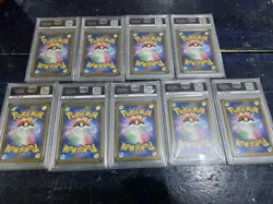PSA 10 & 9 Yu Nagaba Eevee’s Promo Complete Set Of 9 Pokemon Card Japanese - Image 2