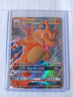 2019 POKEMON SM BLACK STAR PROMO HIDDEN FATES TINS #SM211 CHARIZARD GX PSA 9 - Image 1