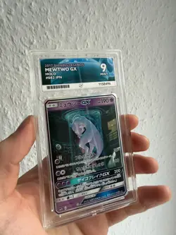 ACE 9 - 2017 Pokemon Japanese Mewtwo GX 082/072 Secret Rare Test Tube MINT SM3+ - Image 1