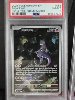 SEQUENTIAL PSA 9 Mew ex SVP 053 & PSA 8 Mewtwo SVP 052 - Pokemon 151 UPC Promos - Image 2