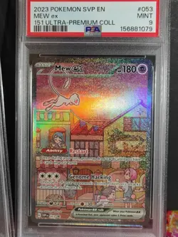 SEQUENTIAL PSA 9 Mew ex SVP 053 & PSA 8 Mewtwo SVP 052 - Pokemon 151 UPC Promos - Image 3