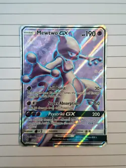 The Pokemon Company Mewtwo GX Full Art Holo Shining Legends 72/73 - Image 1
