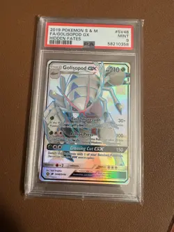 PSA 9 Golisopod GX SV48/SV94 Hidden Fates Holo Graded Pokemon Card - Image 1