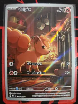 Vulpix 138/132 Illustration Rare Pokemon Mega Evolution NM - Image 1