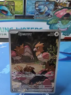 Spearow 151/132 Illustration Rare Mega Evolution Pokemon TCG NM - Image 1