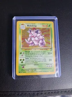 Pokemon TCG Nidoking Base Set 2 11/130 Holo Unlimited Holo Rare - Image 1