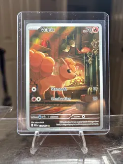 Pokemon TCG Vulpix 138/132 ME01: Mega Evolution Illustration Rare Near Mint - Image 1