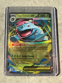 Pokemon Card Mega Venusaur EX 003/132 Double Rare Mega Evolution Base Set NM - Image 1