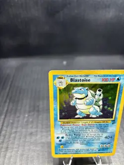 Pokemon TCG Blastoise Base Set 2 2/130 Holo Rare 100 HP English 1999 - Image 3