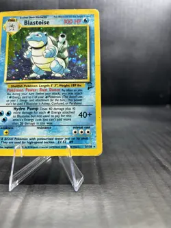 Pokemon TCG Blastoise Base Set 2 2/130 Holo Rare 100 HP English 1999 - Image 5