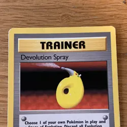 Wizards Pokemon TCG Base Set Devolution Spray Rare 72/102 Regular English 1999 - Image 3