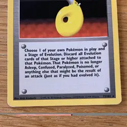 Wizards Pokemon TCG Base Set Devolution Spray Rare 72/102 Regular English 1999 - Image 4