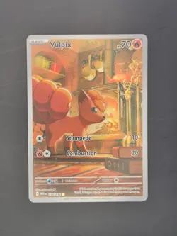 Pokemon TCG Vulpix 138/132 Illustration Rare Mega Evolutions - Image 1