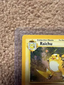 Pokemon Raichu Base Set 2 16/130 Holo Rare WOTC 2000 MP Raw TCG Card - Image 3
