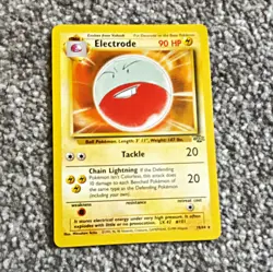 Pokemon TCG Electrode 18/102 Base Set Rare Regular Unlimited 1999 English 90HP - Image 1
