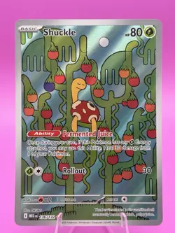 Pokemon TCG Shuckle Full Art Mega Evolutions Illustration Rare Card 136/132 - Image 1