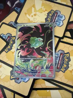 Pokemon TCG Bulbasaur 133/132 Secret Rare Mega Evolution Set - Image 1