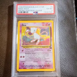2000 Mew Pokemon Black Star Promo Card #9 PSA 6 EX-MT - Image 1