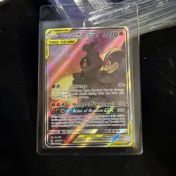Marshadow & Machamp GX Full Art Holo Card 199/214 Sm-Unbroken Bonds (Mint) - Image 2