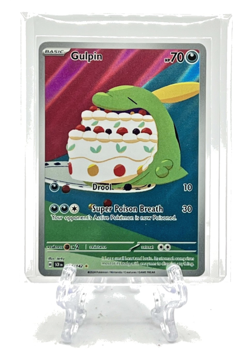 GULPIN 2024 Pokemon TCG Stellar Crown #154/142 ILLUSTRATION RARE HOLO - Image 1