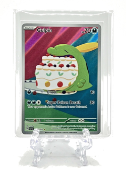 GULPIN 2024 Pokemon TCG Stellar Crown #154/142 ILLUSTRATION RARE HOLO - Image 2