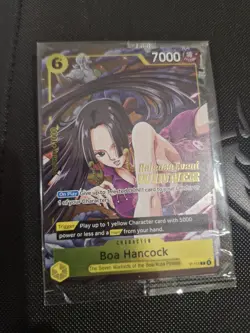 One Piece Card Game - Boa Hancock Pre-Release Event Winner Stamp P-115 - Sealed - Image 1