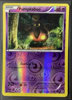 Reverse Holo Card Lot - Pumpkaboo 56/146 + Gourgeist 57/146 - Pokemon XY Base NM - Image 3