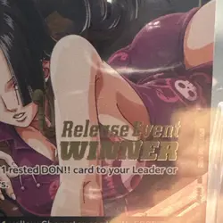 Boa Hancock P-115 Release Event Winner Promo Sealed One Piece Card Game - Image 3