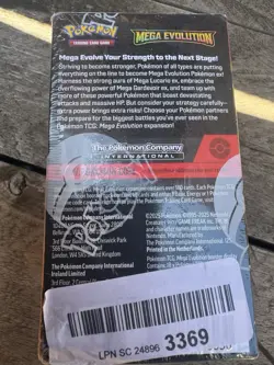 Pokemon TCG Mega Evolution Booster Box Factory Sealed 18 pack - Image 2