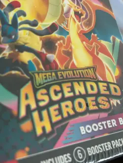 Pokemon TCG Mega Evolution Ascended Heroes Booster Bundle 6 Packs Sealed - Image 3