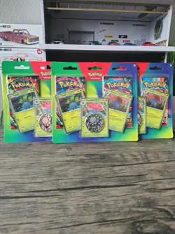 Pokemon TCG Phantasmal Flames / Mega Evolution 2 Pack Blister lot of 3 Sealed - Image 1