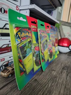 Pokemon TCG Phantasmal Flames / Mega Evolution 2 Pack Blister lot of 3 Sealed - Image 3