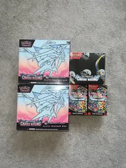 Pokemon TCG Chaos Rising Mega Evolution Pokemon Center Bundle Brand new & sealed - Image 1