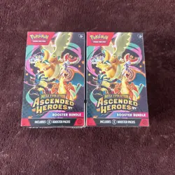 2x Pokemon TCG Mega Evolution: Ascended Heroes Booster Bundle Factory Sealed new - Image 1
