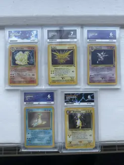 Pokemon TCG Ace Grade Bundle Holo WOTC Vintage Cards Rare - Image 1