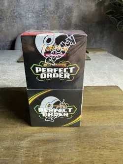 Pokemon TCG Mega Evolution Perfect Order Half Booster Box Sealed (18 Packs) - Image 1