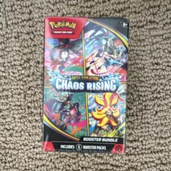 Pokemon TCG Mega Evolution Chaos Rising Booster Bundle 6 Packs English - Image 1
