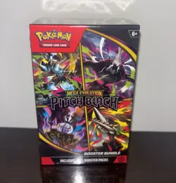 Pokemon TCG Mega Evolution Pitch Black Booster Bundle 6 Packs Zeraora - Image 1