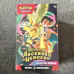 Pokemon TCG Mega Evolution—Ascended Heroes Booster Bundle Box 6 Packs 2025 - Image 1